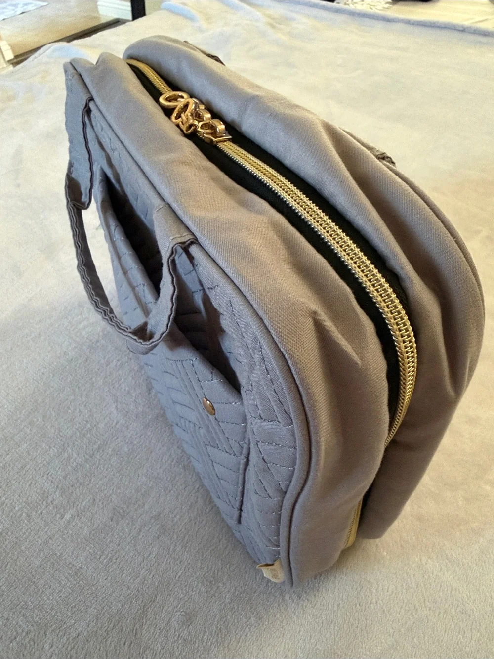 Hanging Travel Organizer Toiletry Bag- Gray